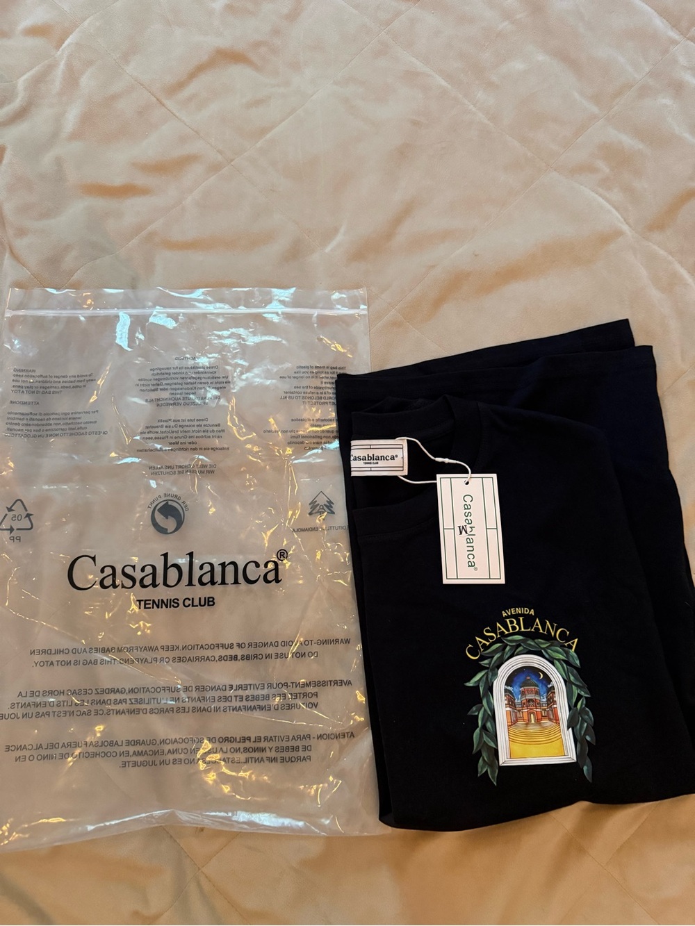 Casablanca Men’s Black Logo Graphic Tee